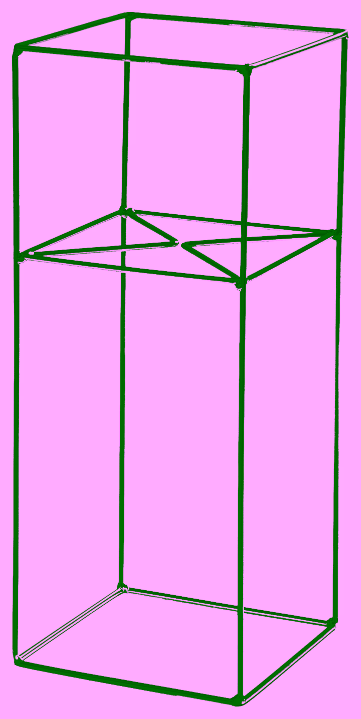 Stojak jedynka z drutu 60-ka Model 603