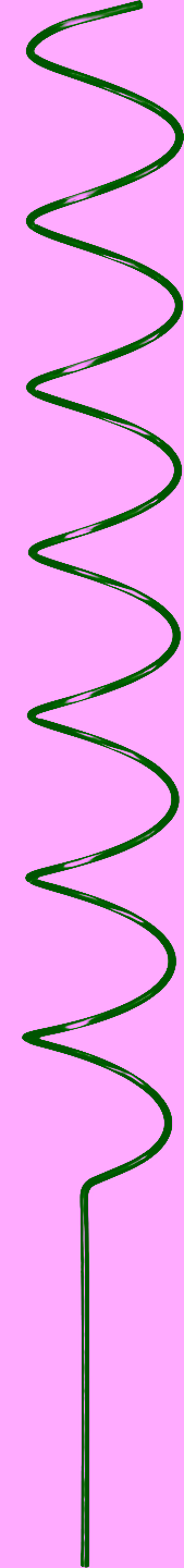 Podpora długa spirala 100 cm. Podpora do roślin pnących Model 365